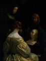 Borch II Gerard ter Frau an einem Spiegel Christianity Filippino Lippi